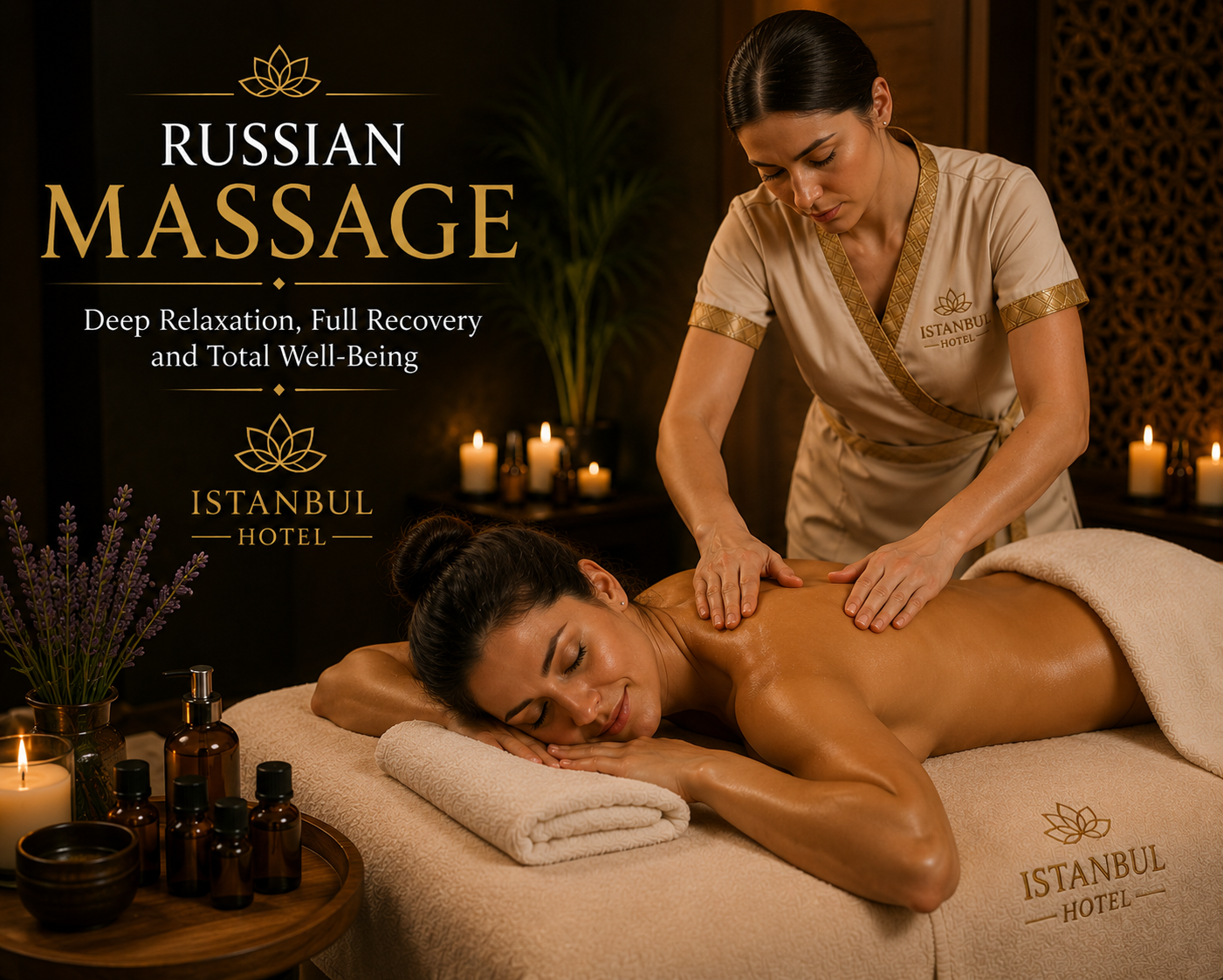 Deep tissue massage in Istanbul for muscle tension relief and physical recovery